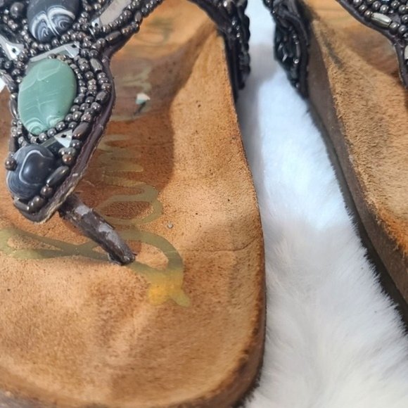 Sam edelman Rhinestone Sandals Leather, size - Picture 9 of 10